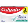 thumbnail image 1 of Colgate Baking Soda and Peroxide Whitening Toothpaste Gel, Frosty Mint Stripe, 3 Pack, 6 oz, 1 of 17