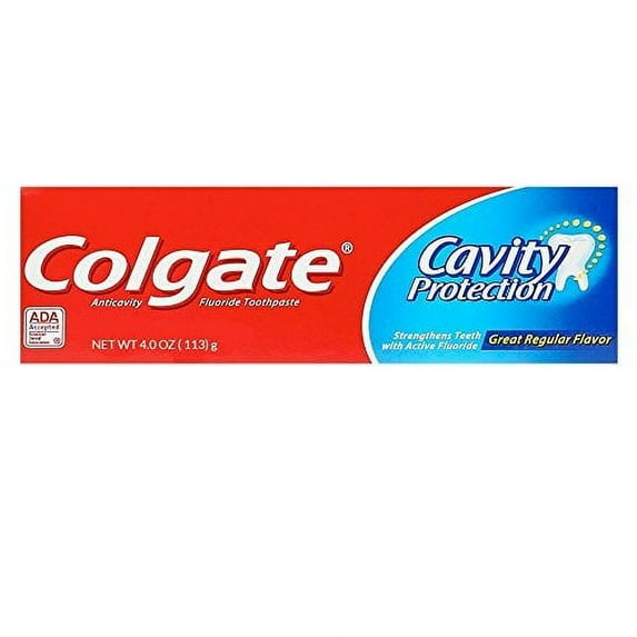 Colgate Cavity Protection Fluoride Toothpaste 4oz Tube (Pack of 18)