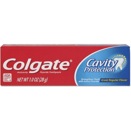 Colgate Cavity Protection Toothpaste Great Regular Flavor 1 oz (Pack of 3)