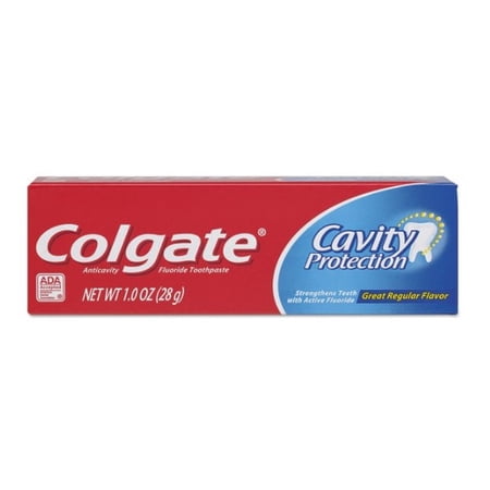 Colgate Cavity Protection Toothpaste Great Regular Flavor 1 oz (Pack of 6)