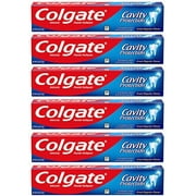 Colgate Cavity Protection Toothpaste with Fluoride, Great Regular Flavor, 6 Ounce Tube, 6 Pack