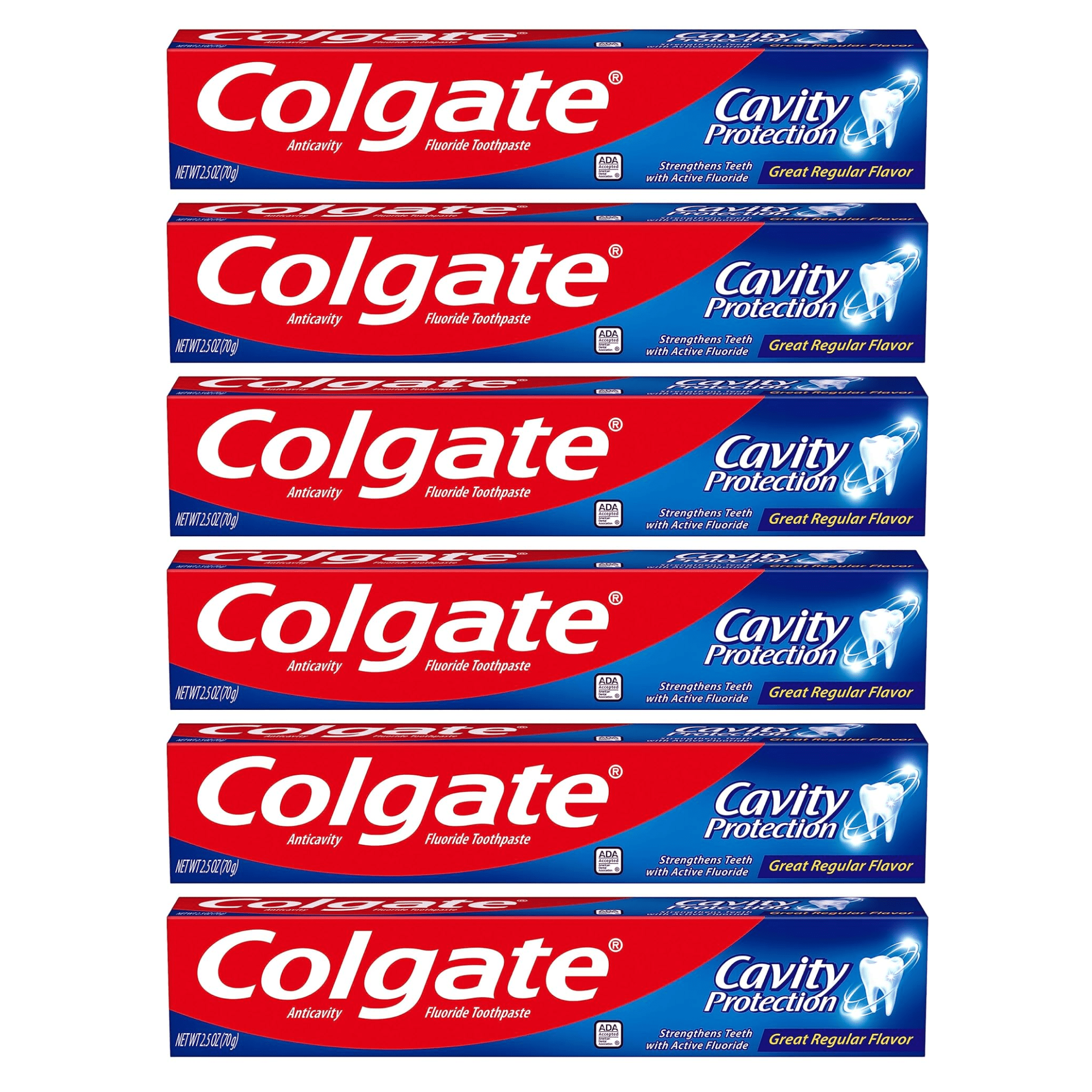 Colgate Cavity Protection Travel Toothpaste with Fluoride, ADA Accepted