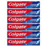 Colgate Cavity Protection Travel Toothpaste with Fluoride, ADA Accepted, TSA Approved Size 2.5 Ounce (Pack of 6)