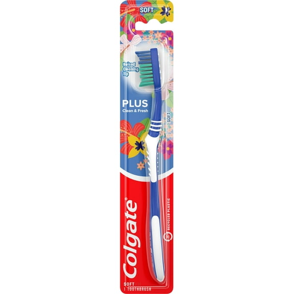 Colgate Cleaning Tip Plus Toothbrush Soft, 1.0 CT