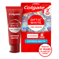thumbnail image 1 of Colgate Optic White Pro Series Express White Toothpaste with 5% Hydrogen Peroxide, 2 Pack, 3.0 oz, 1 of 14
