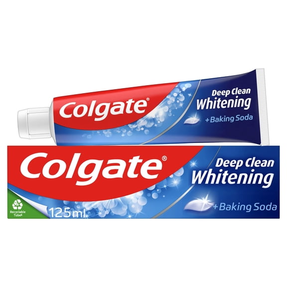 Colgate Deep Clean Whitening with Baking Soda Toothpaste, 125ml