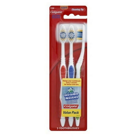 Colgate Extra Clean Full Head ToothBrush, Soft, 3 ea, 6 Pack