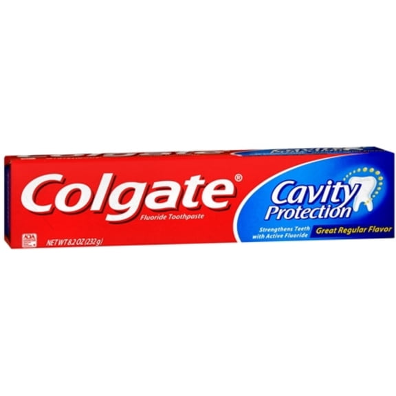 Colgate Cavity Protection Toothpaste, Great Regular Flavor 8.20 oz