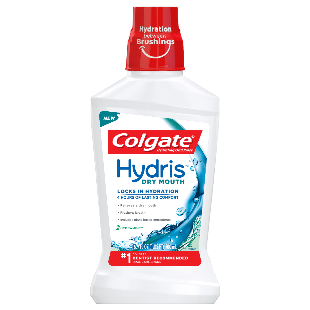 Colgate Hydris Dry Mouth Mouthwash, Mint - 500mL