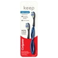 thumbnail image 1 of Colgate Keep Adult Manual Toothbrush Deep Clean Starter Kit, Soft, Navy, 1 of 6