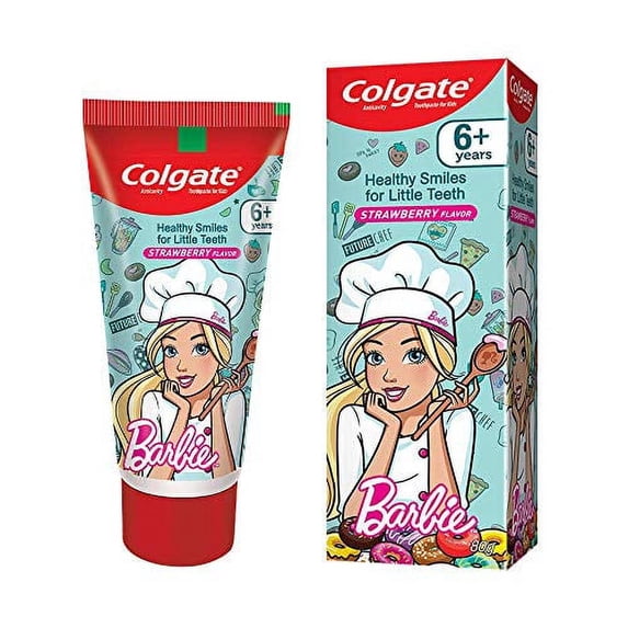 Colgate Kids Barbie Red Toothpaste - 80 g - Walmart.com