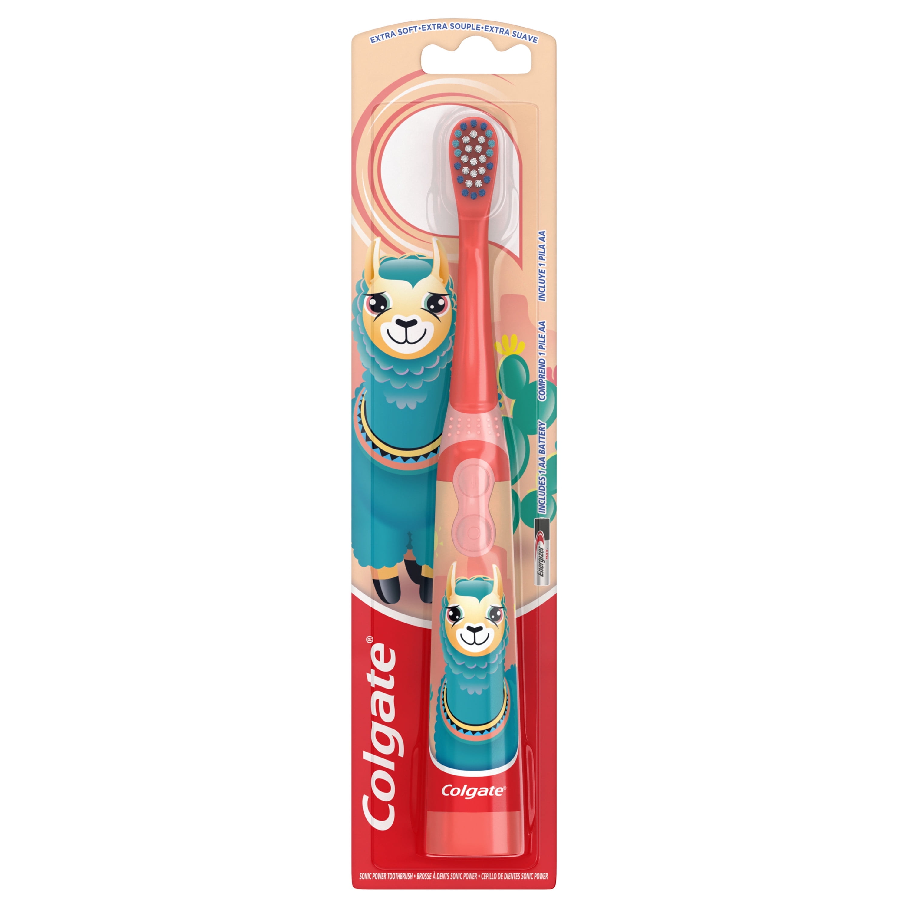 Colgate Kids Battery Toothbrush, Llama Toothbrush, 1 Pack - image 1 of 9