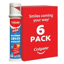 Colgate Kids Cavity Protection Toothpaste with Fluoride, Mild Bubble Fruit, 4.4 oz Pump