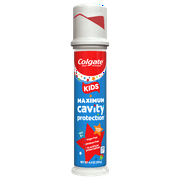 Colgate Kids Cavity Protection Toothpaste with Fluoride, Mild Bubble Fruit, 4.4 oz Pump