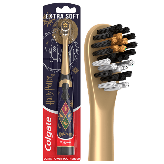 Colgate Harry Potter Kids Battery Toothbrush, Extra Soft, 1 Pack