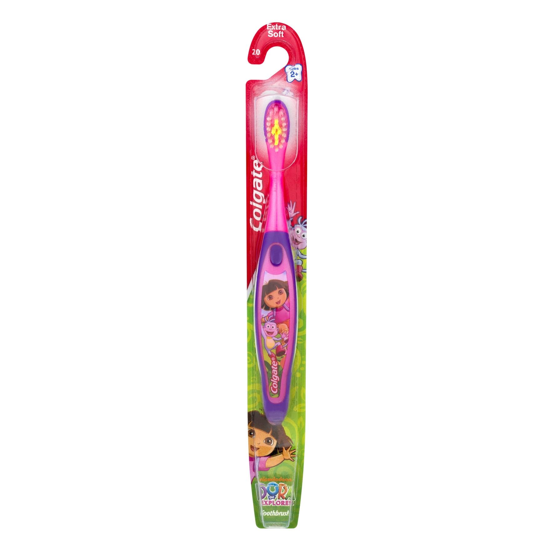 Colgate Kids Soft Toothbrush, Dora the Explorer, for Children, 1 Count -  Walmart.com