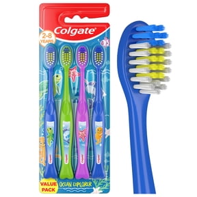 Colgate Ocean Explorer Extra Soft Kids Toothbrush Pack, 4 Count