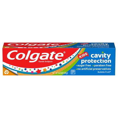 Colgate Kids Toothpaste Cavity Protection Bubble Fruit (Pack of 18)