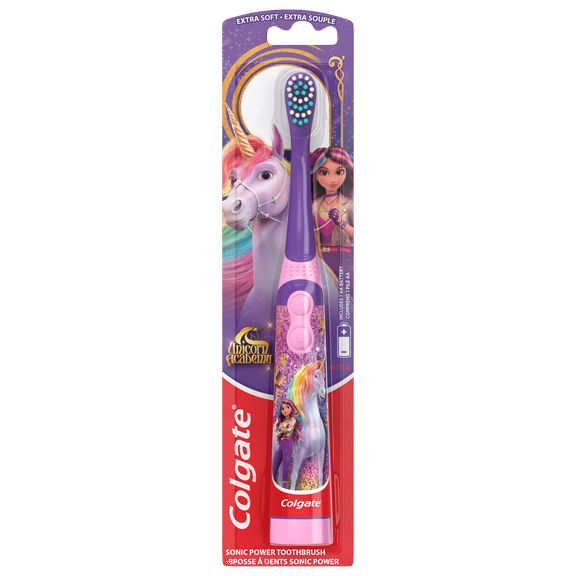 Colgate Kids Unicorn Academy Power Toothbrush, Extra Soft, 1 Ct