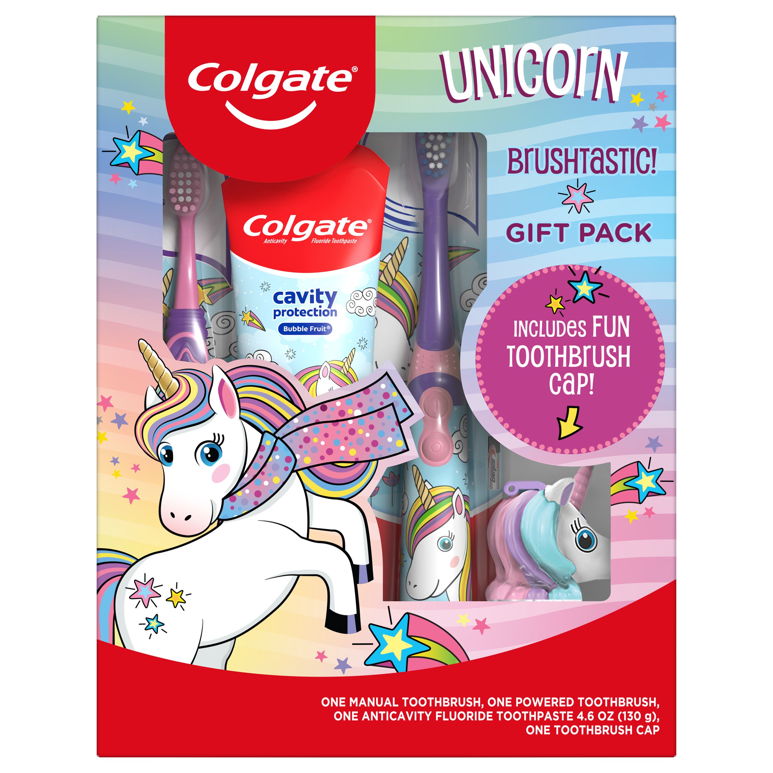 Colgate Kids Unicorn Gift Pack, Toothbrush Set with Toothpaste - image 1 of 14