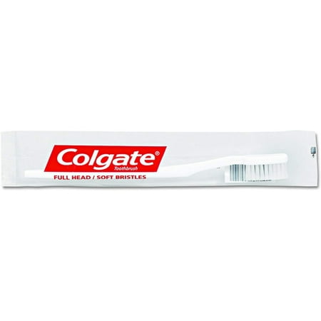 Colgate Manual Toothbrush, Soft Bristles, Plastic, White 1 Each