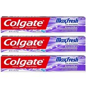 Colgate Max Fresh Knockout Gel Toothpaste, 2.5 Ounce Pack Of 3
