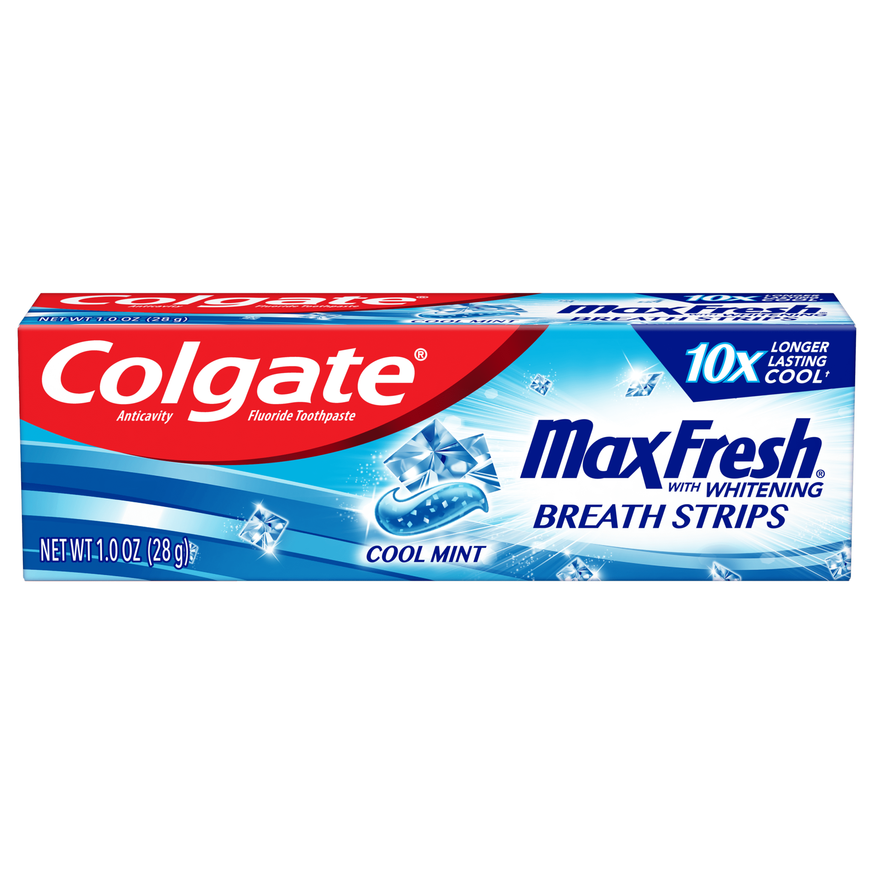 Colgate Max Fresh Travel Size Toothpaste with Mini Breath Strips