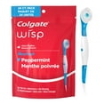 thumbnail image 1 of Colgate Max Fresh Wisp Disposable Mini Adult Manual Travel Toothbrushes, Peppermint, 24 Count, 1 of 11