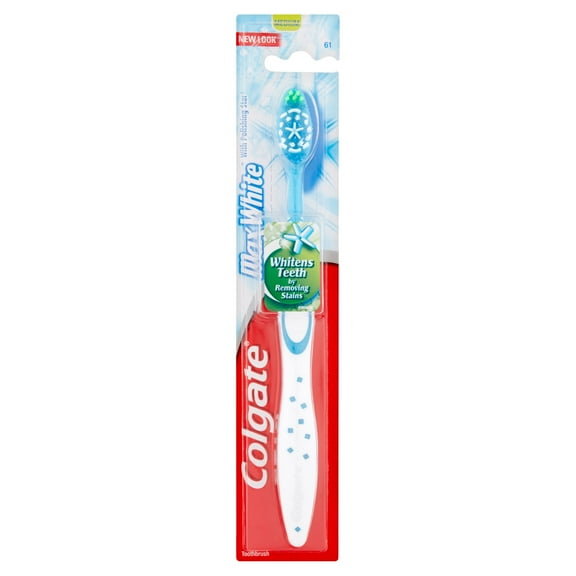 Colgate Max White Full Head Toothbrush, Medium 1 ea