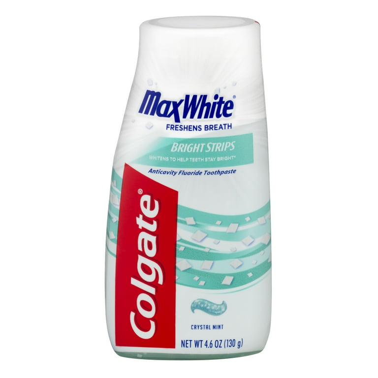 Colgate Max White Liquid Whitening Toothpaste, Mint - 4.6 oz 