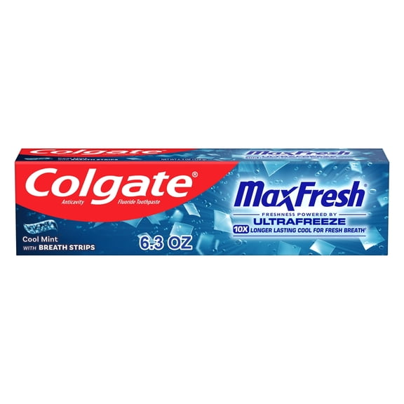 Colgate MaxFresh Cool Mint Toothpaste, 6.3 oz - 3 Pack
