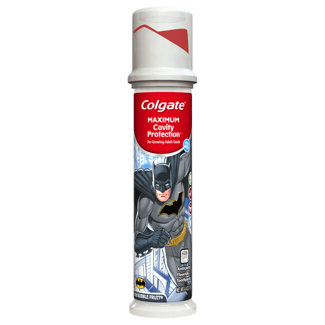 Colgate Maximum Cavity Protection Kids Toothpaste Pump, Batman™, 4.4 oz