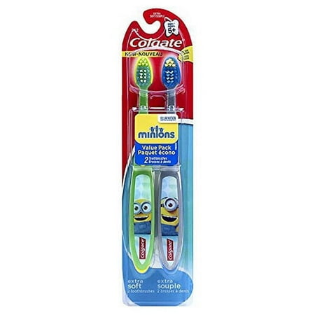 Colgate Minions Extra Soft Toothbrush, For ages 5+ - 2 ea, 6 Pack