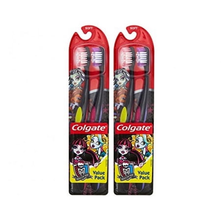 Colgate Monster High Toothbrush Value Set - Soft (Colors may Vary)