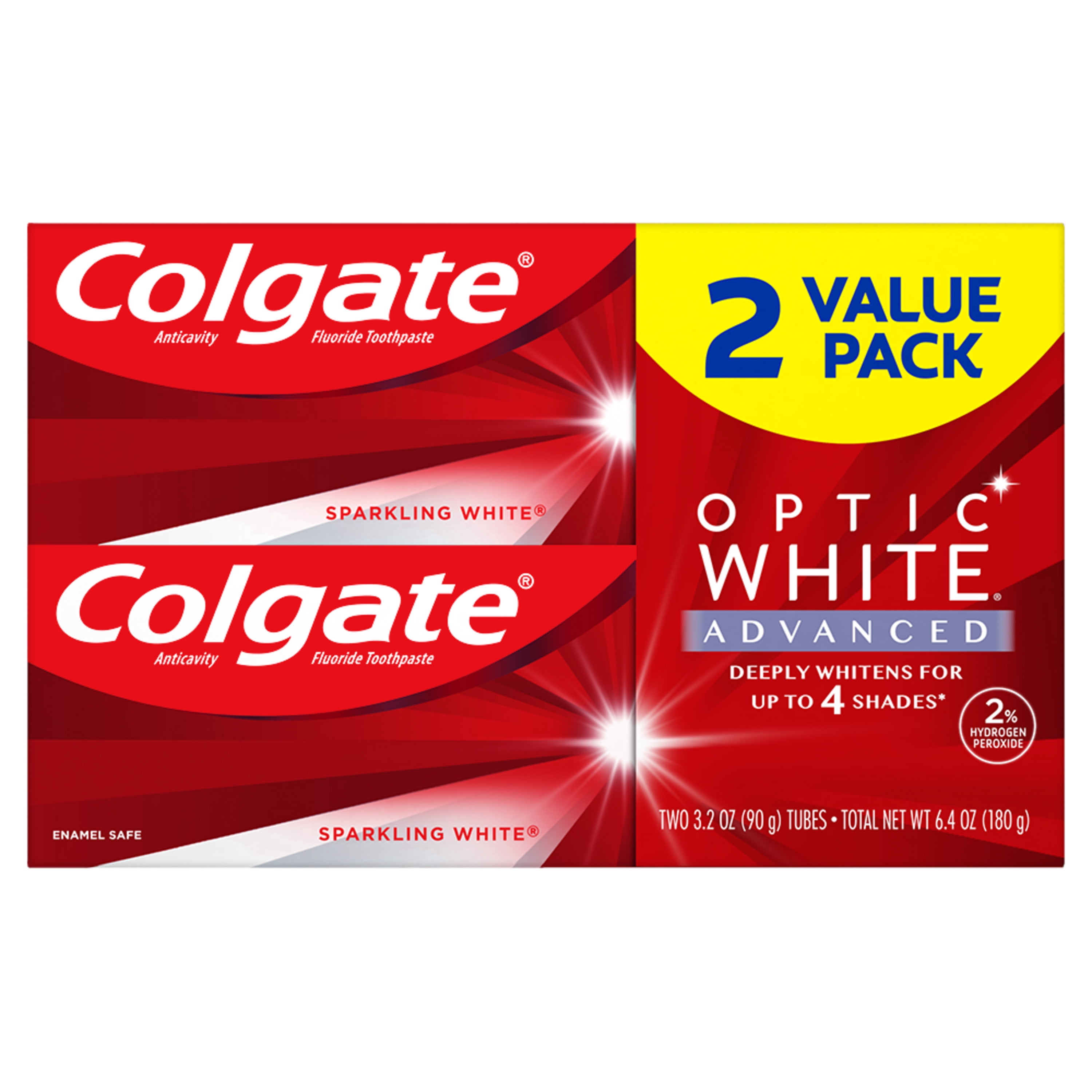 Colgate Optic White with Charcoal Teeth Whitening Toothpaste