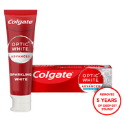 Colgate Optic White Advanced Sparkling Mint Toothpaste, 4.5 Oz