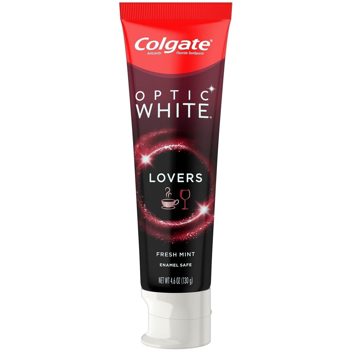 Colgate Optic White Coffee & Wine Lovers Toothpaste, Fresh Mint, 4.6 oz ...