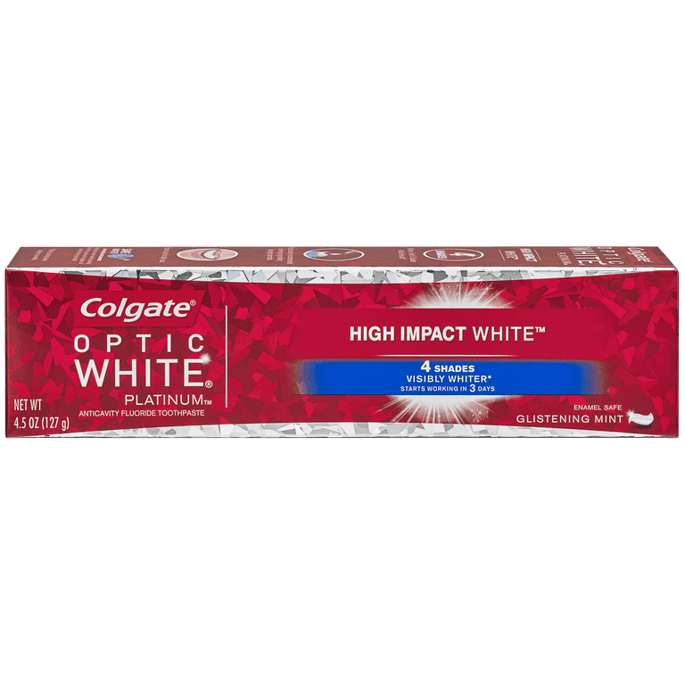 Colgate Optic White High Impact White Whitening Toothpaste - 4.5 Colgate Optic White High Impact White Whitening Toothpaste - 4.5