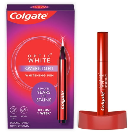 Colgate Optic White Overnight Teeth Whitening Pen (Pack of 4)