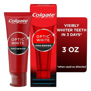 Colgate Optic White Pro Series Stain Prevention Hydrogen Peroxide Whitening Toothpaste, Mint, 3 oz Tube