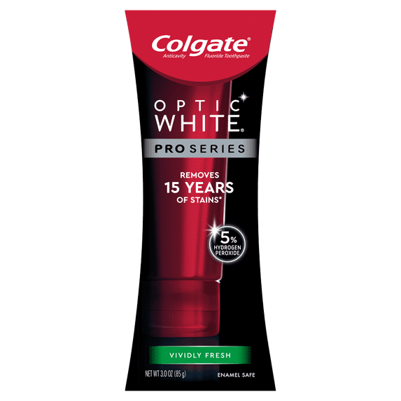 Colgate Optic White Pro Series Whitening Toothpaste, Vividly Fresh, 3 oz