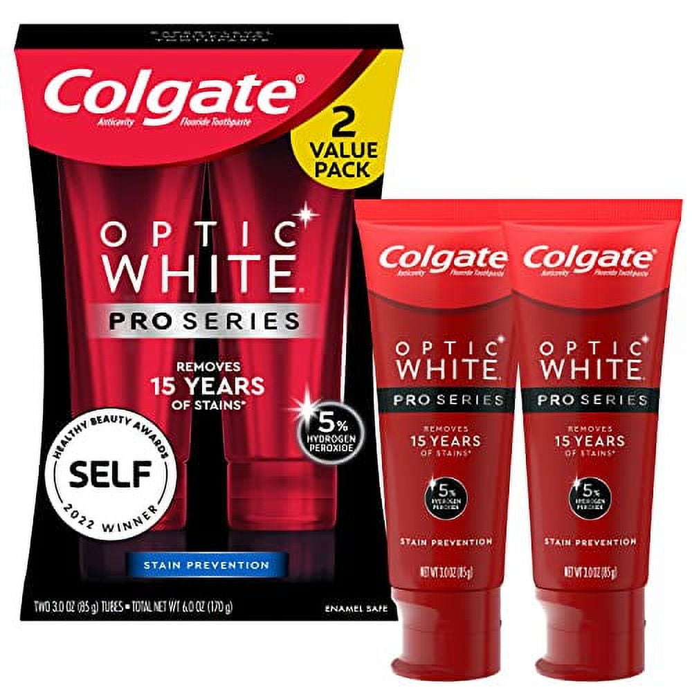 Colgate Optic White Pro Series Whitening Toothpaste with 5 Hydrogen