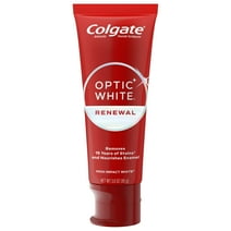 Colgate Optic White Renewal Teeth Whitening Toothpaste, High Impact White, 3.0 oz