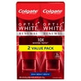 thumbnail image 1 of Colgate Optic White Renewal Teeth Whitening Toothpaste, High Impact White, 3 Oz, 2 Pack, 1 of 12