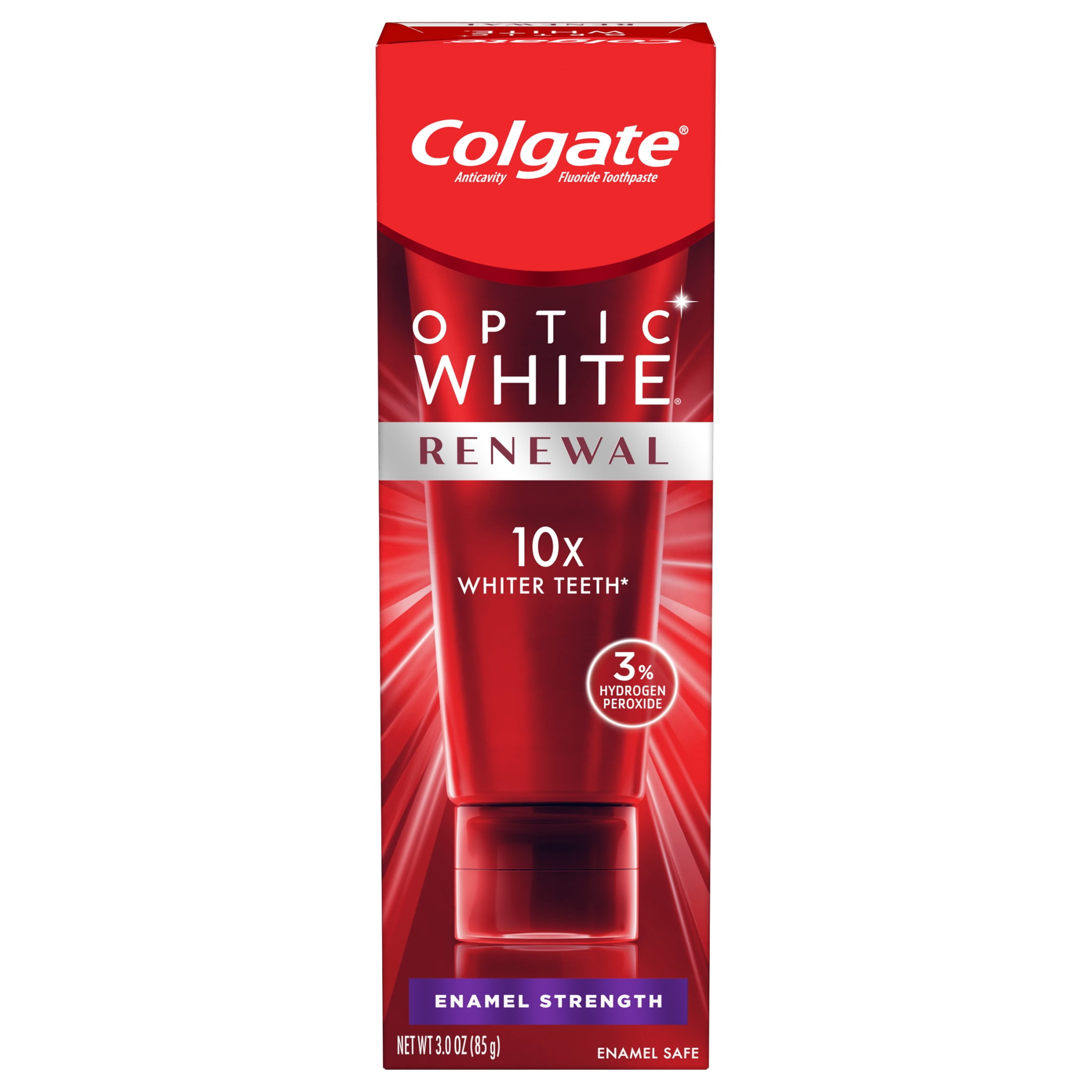 Colgate Optic White Renewal Toothpaste, Teeth Whitening Toothpaste ...