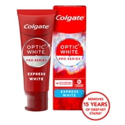 Colgate Optic White Pro Series Express White Toothpaste with 5% Hydrogen Peroxide, 3.0 OZ
