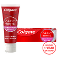 thumbnail image 1 of Colgate Optic White Sensitivity Relief Teeth Whitening Toothpaste, with Fluoride, Mint, 3.8 oz, 1 of 13