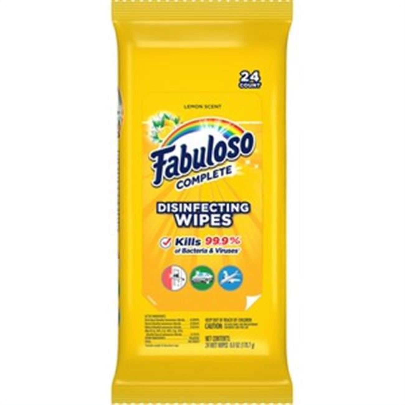 Colgate Palmolive Ab Fabuloso Fabuloso Disinfecting Wipe, Refreshing
