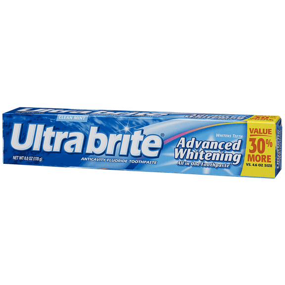 Colgate Palmolive Ultrabrite Advanced Whitening Toothpaste, 6 Ounce - 24 per case.
