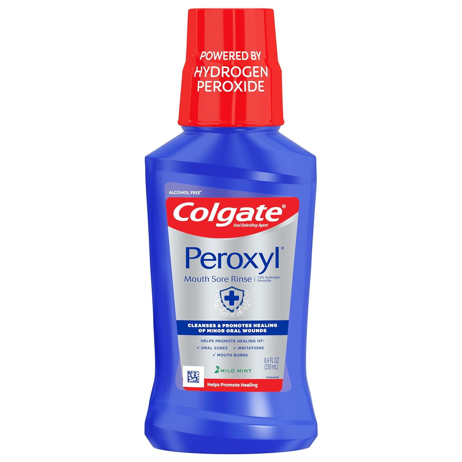 Colgate Peroxyl Antiseptic Oral Cleanser Mild Mint 8.4 oz (Pack of 3)